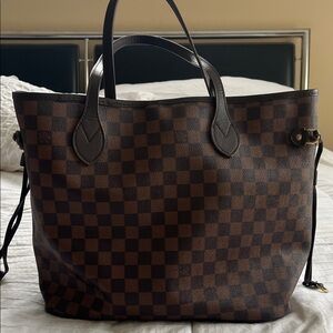 Louis Vuitton Dark Brown Checkered Tote